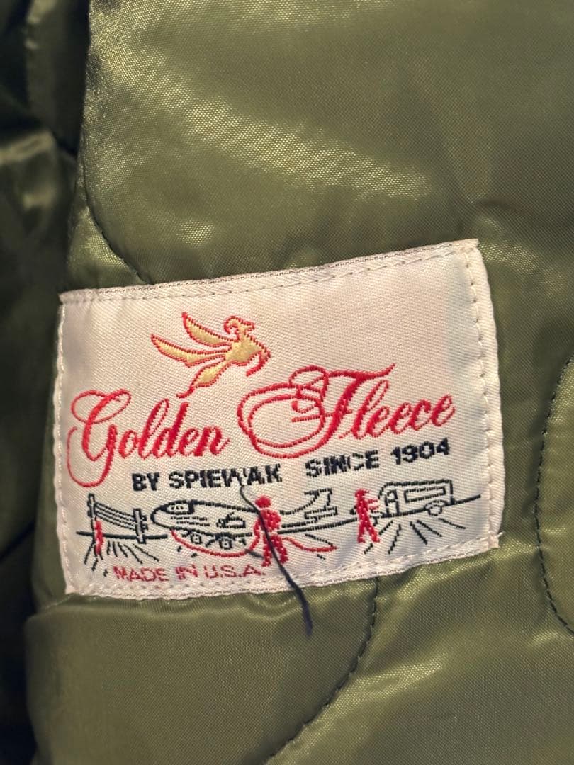 【USA製】SPIEWAK GOLDEN FLEECE N-2B 40 黒