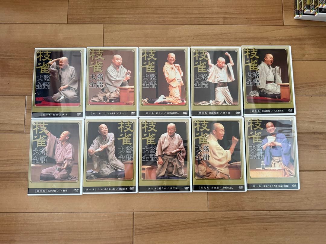 桂 枝雀 落語大全　第1期〜第4期セット　DVD 全40巻