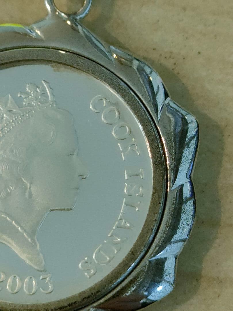 【ペンダントトップ 】［純銀］silver999 クック諸島