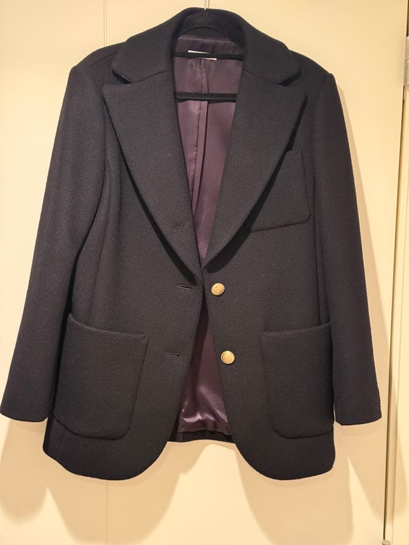 ESTNATION 濃紺ジャケットコート