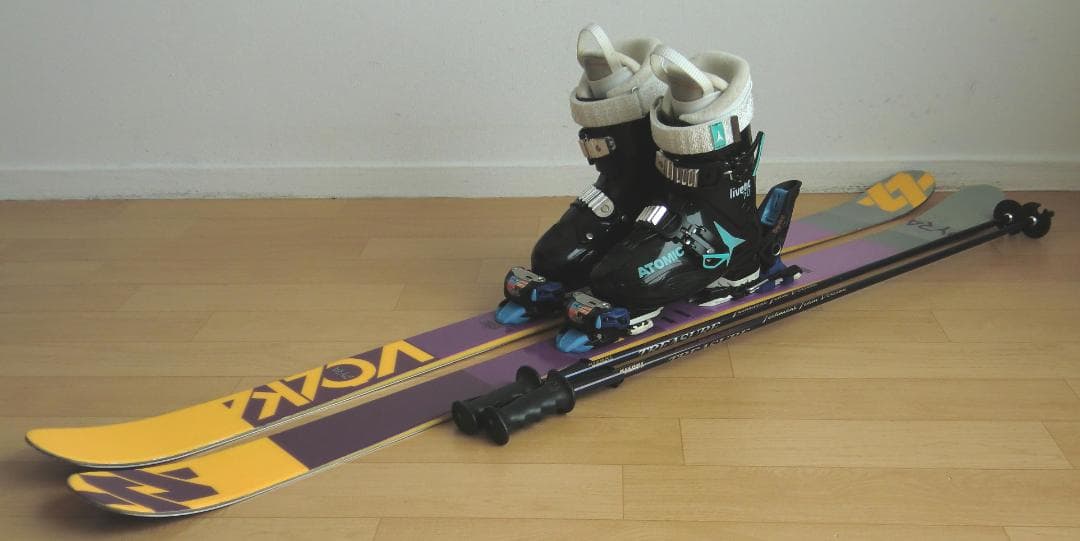 ■■送料無料■VOLKL■女性用フリースキーセット■板155靴24-24.5■■