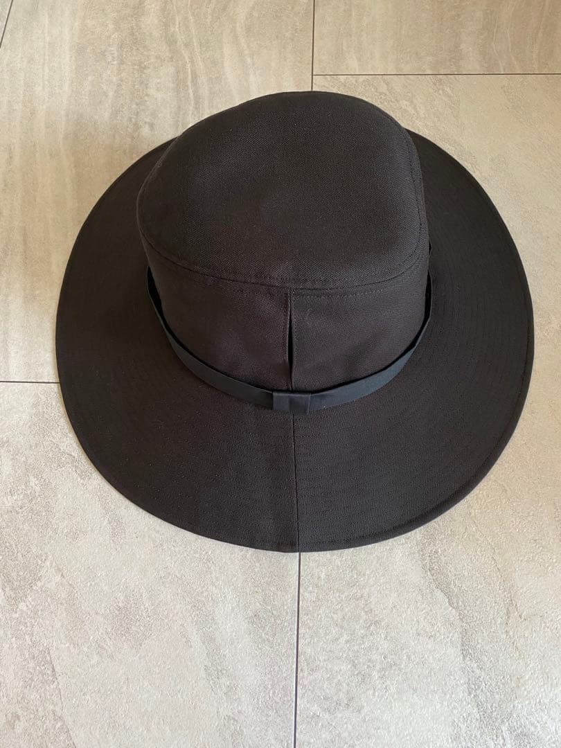 【美品】サンバリア100 ナチュラル・テープハット ブラック