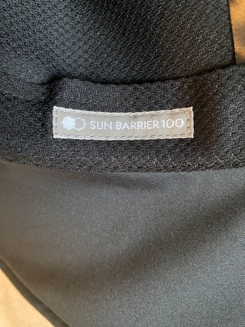 【美品】サンバリア100 ナチュラル・テープハット ブラック