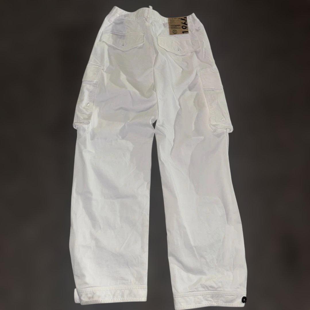 DSQUARED2 カーゴパンツ ホワイト 白 極太 ストリート