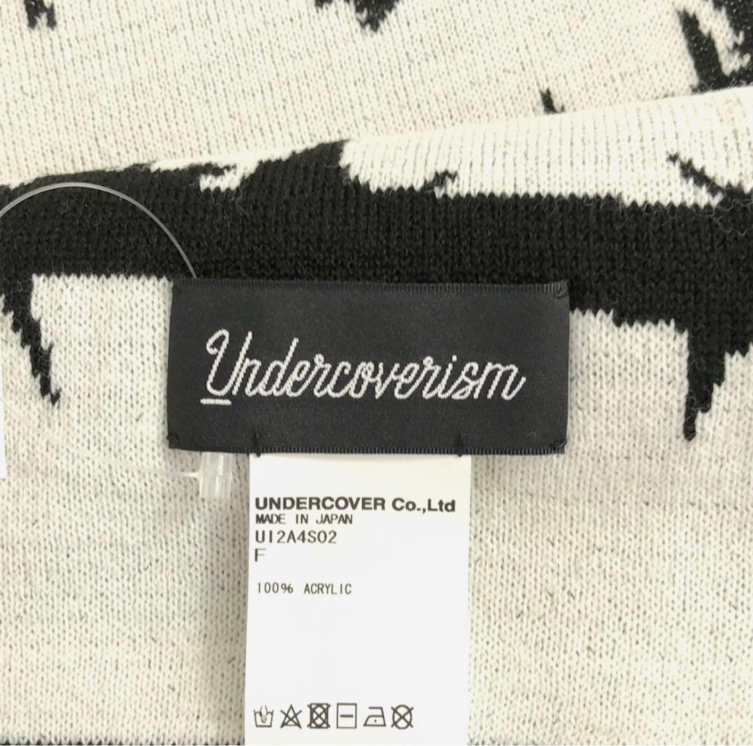 アンダーカバー イバラ ワイヤー柄 ジャガード ニット 大判 ストール マフラー