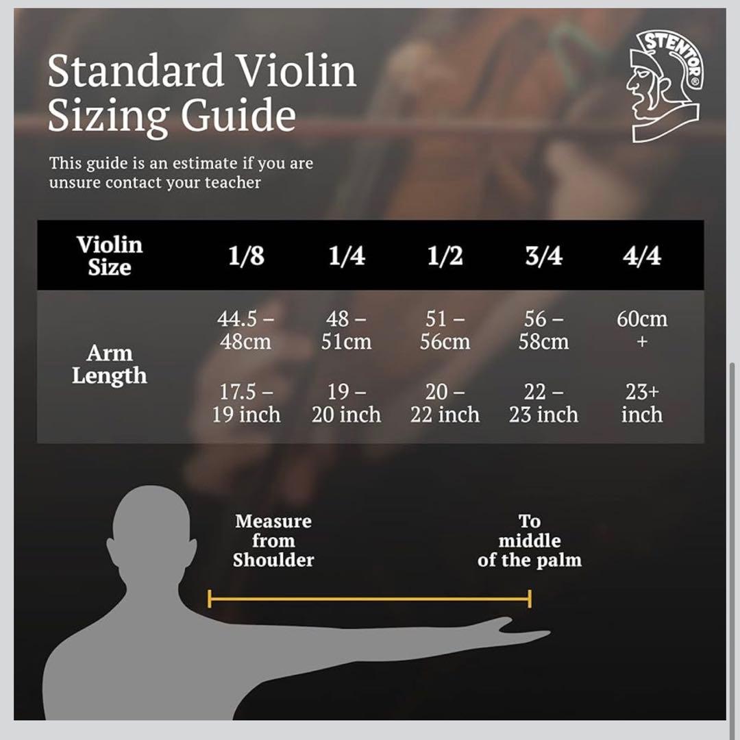 STENTOR (ステンター) バイオリンセット SV-120 4/4