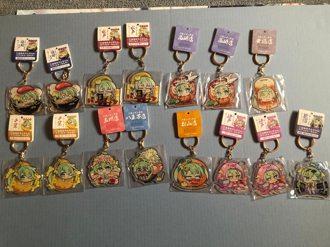 ご当地めろんちゃん アクリルキーホルダー 15個セット