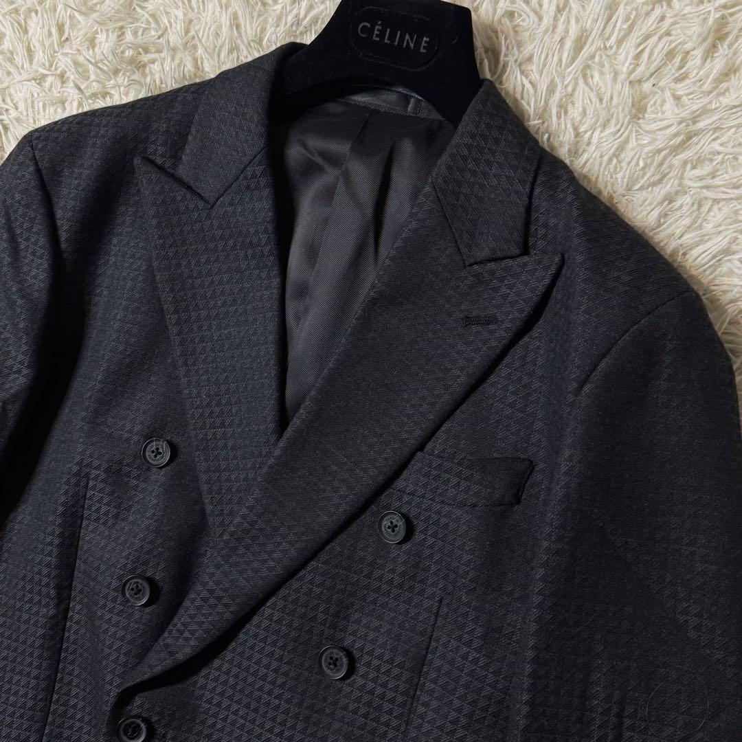 【美品】ガルニエ　ダブル　3ピース　セットアップ　Lサイズ