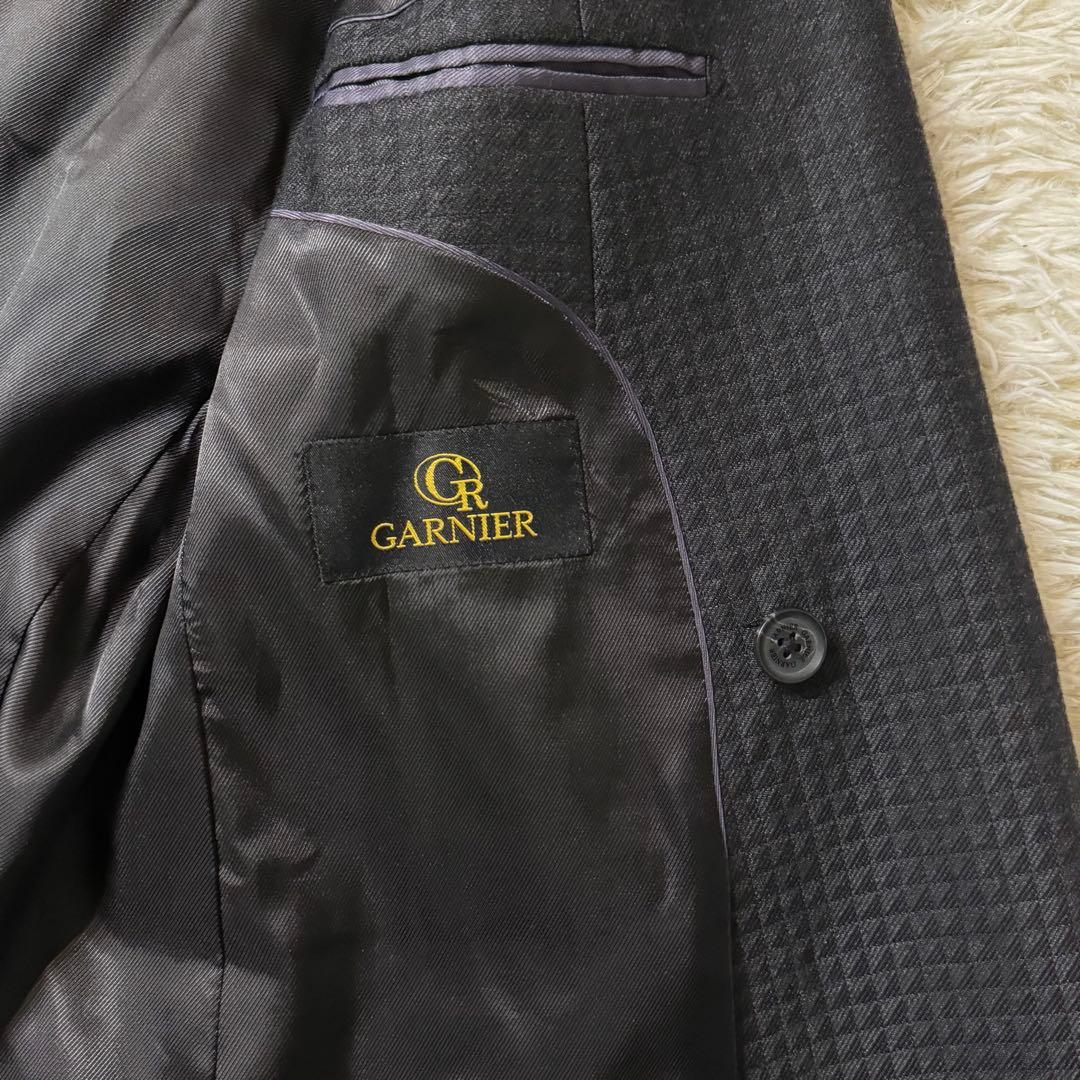 【美品】ガルニエ　ダブル　3ピース　セットアップ　Lサイズ