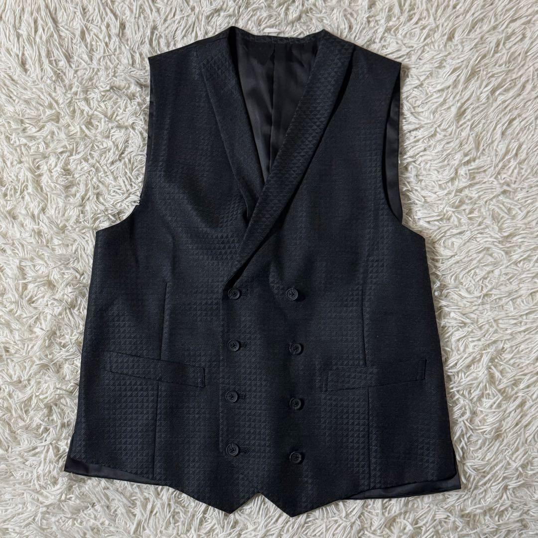 【美品】ガルニエ　ダブル　3ピース　セットアップ　Lサイズ