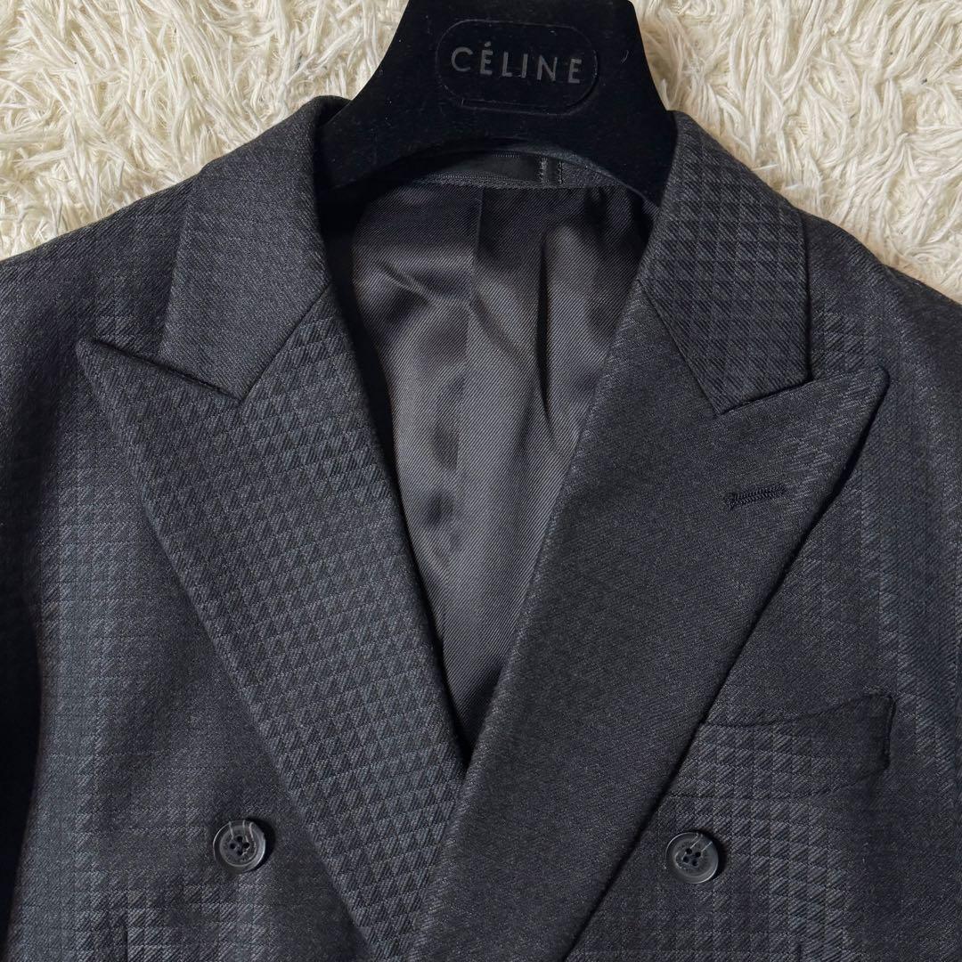 【美品】ガルニエ　ダブル　3ピース　セットアップ　Lサイズ