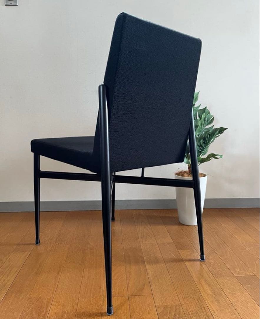 sogokagu 相合家具　クーペST チェア　3脚セット　モダン　カフェ　黒