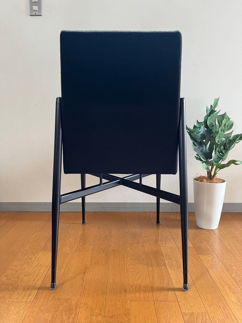 sogokagu 相合家具　クーペST チェア　3脚セット　モダン　カフェ　黒