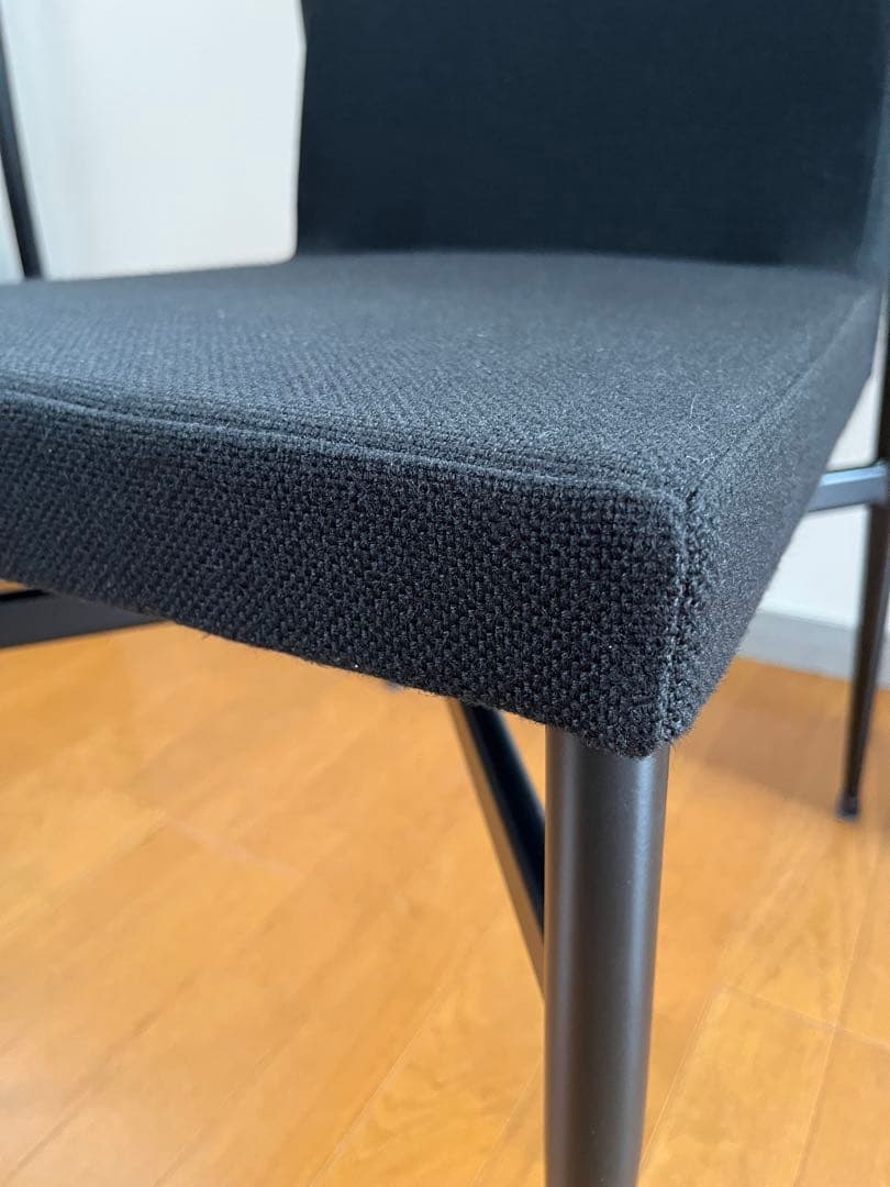 sogokagu 相合家具　クーペST チェア　3脚セット　モダン　カフェ　黒