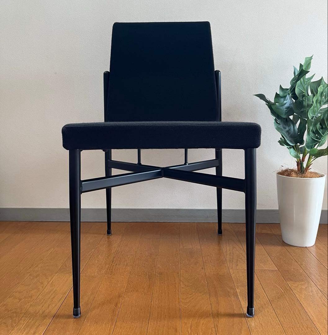 sogokagu 相合家具　クーペST チェア　3脚セット　モダン　カフェ　黒