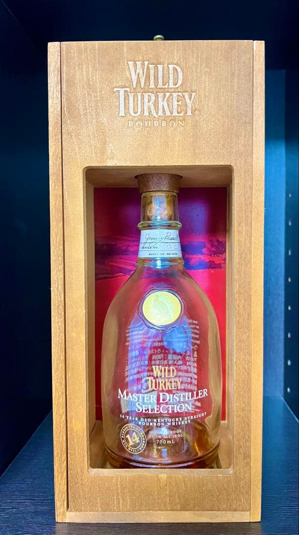 【空瓶】wild turkey：master distiller/ spirit