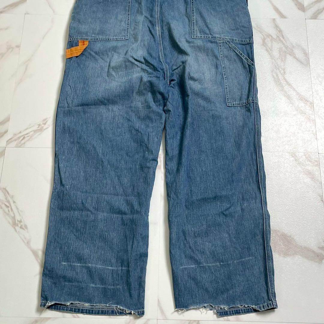 美品✨chimala 8OZ DENIM OVERALL ペンキ ユーズド加工