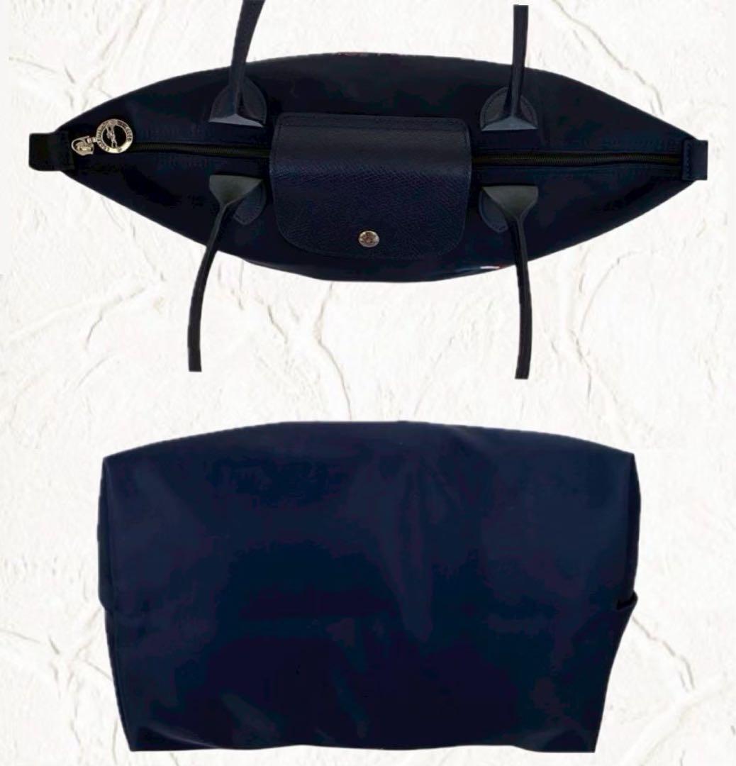 【新品】ロンシャン LONGCHAMP トートバッグ 三色馬刺繍　コンパクト