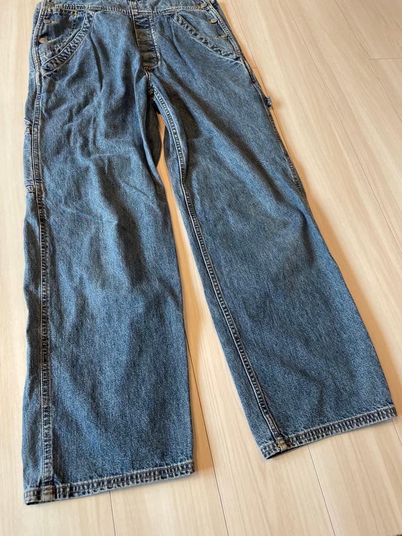 ラルフローレン　ビンテージ　オーバーオール　サロペット　古着　国旗