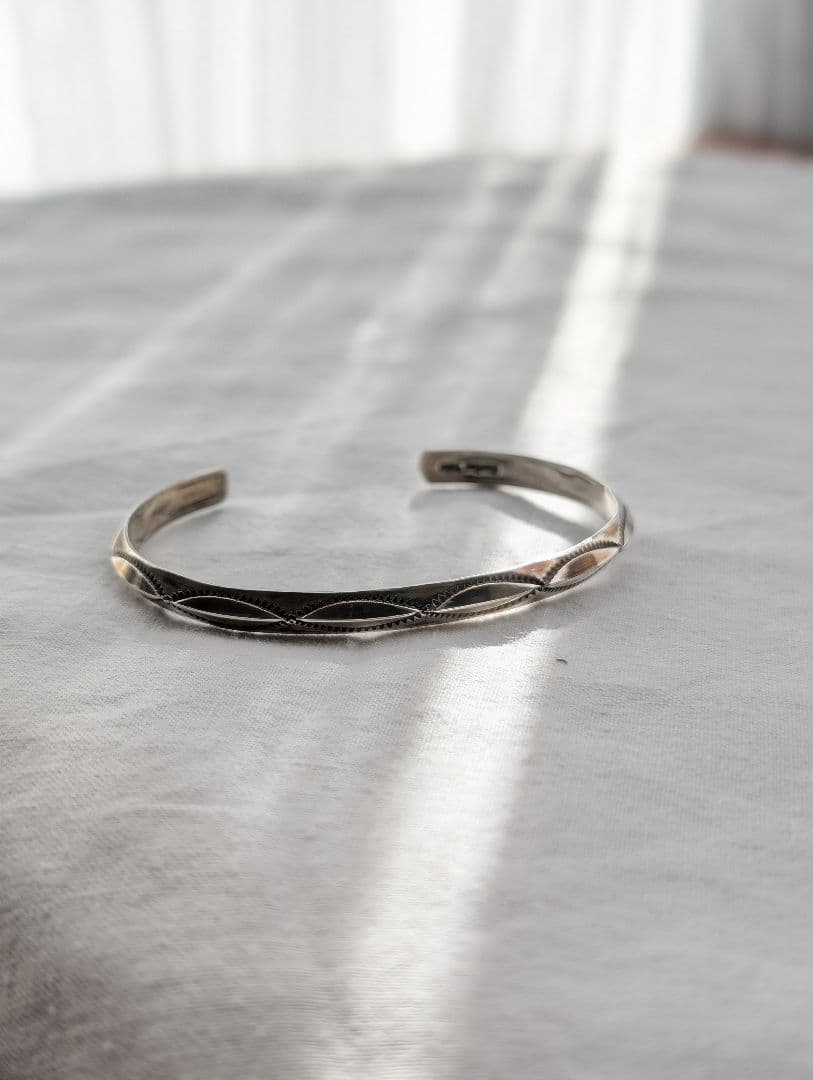 【Navajo】Elaine Taheバングル シルバー925 ナバホ