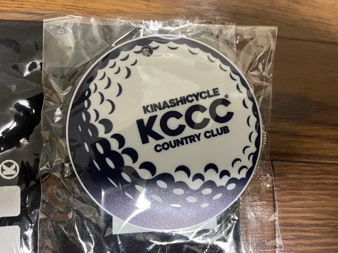 木梨サイクル　ゴルフフォーク、シューズケース、タグ