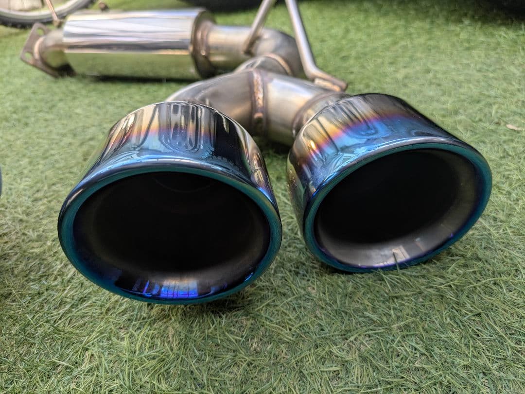 デリカD5　後期　JAOS BATTLEZ マフラー ZS-2 チタンカラー