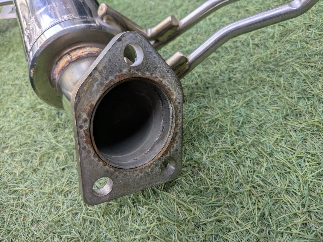 デリカD5　後期　JAOS BATTLEZ マフラー ZS-2 チタンカラー