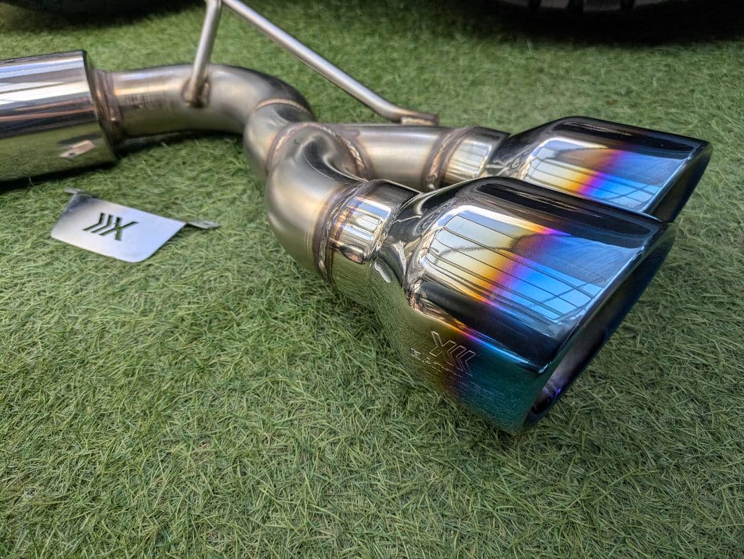 デリカD5　後期　JAOS BATTLEZ マフラー ZS-2 チタンカラー