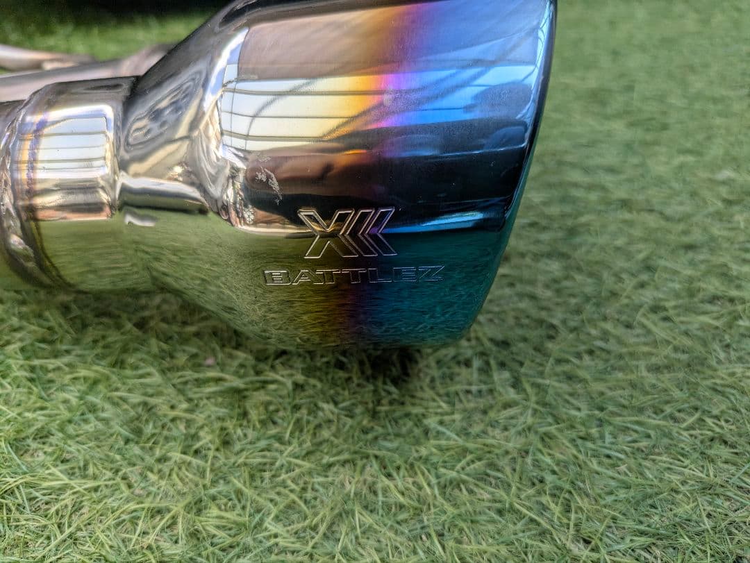 デリカD5　後期　JAOS BATTLEZ マフラー ZS-2 チタンカラー