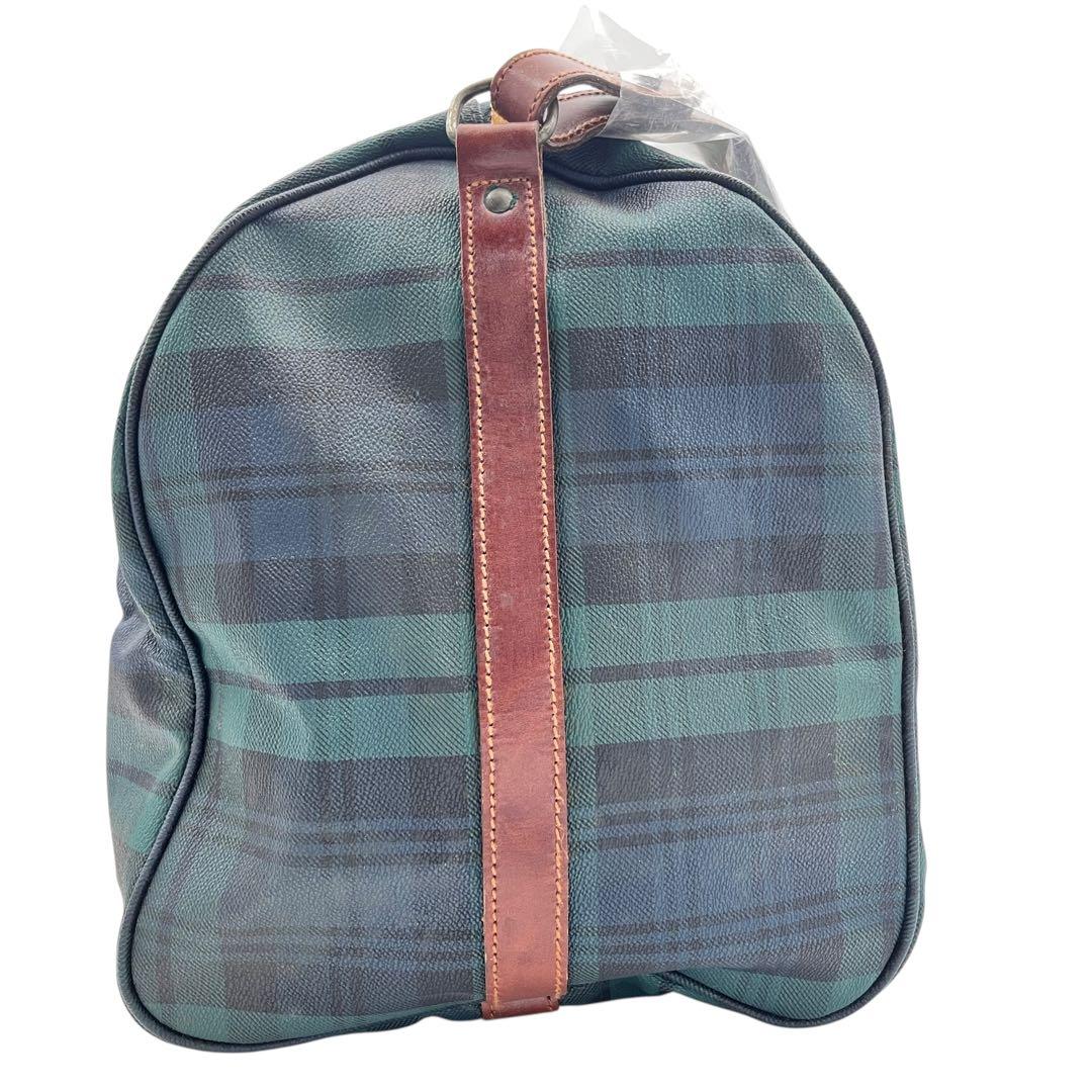 【ブラシ・南京錠付き】RALPH LAUREN ボストンバッグ レザー