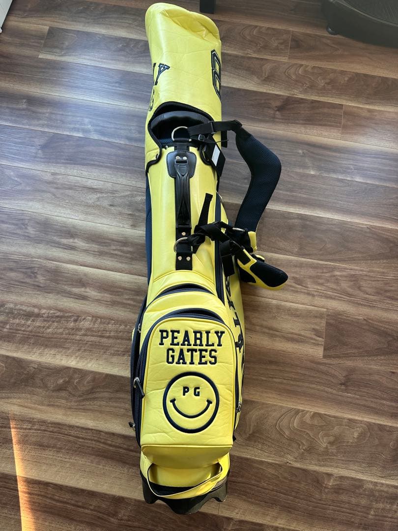 PEARLY GATES パーリーゲイツ キャディバッグ スタンド式 イエロー