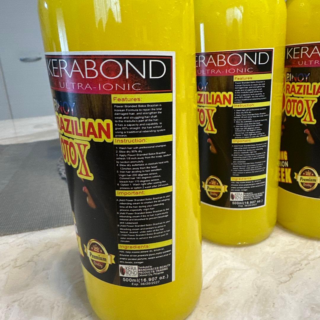 スタイリング剤 KERABOND Pinoy Brazilian BotoX500ml 4set