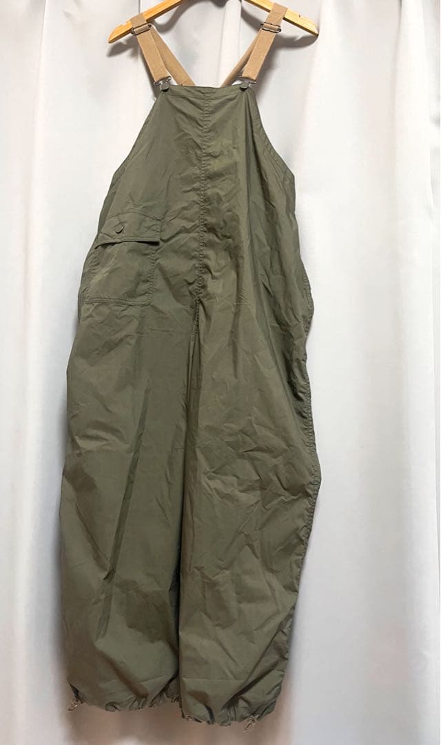 BEAMS BOY ソロテックスオーバーオール サロペット アーミー大きいサイズ