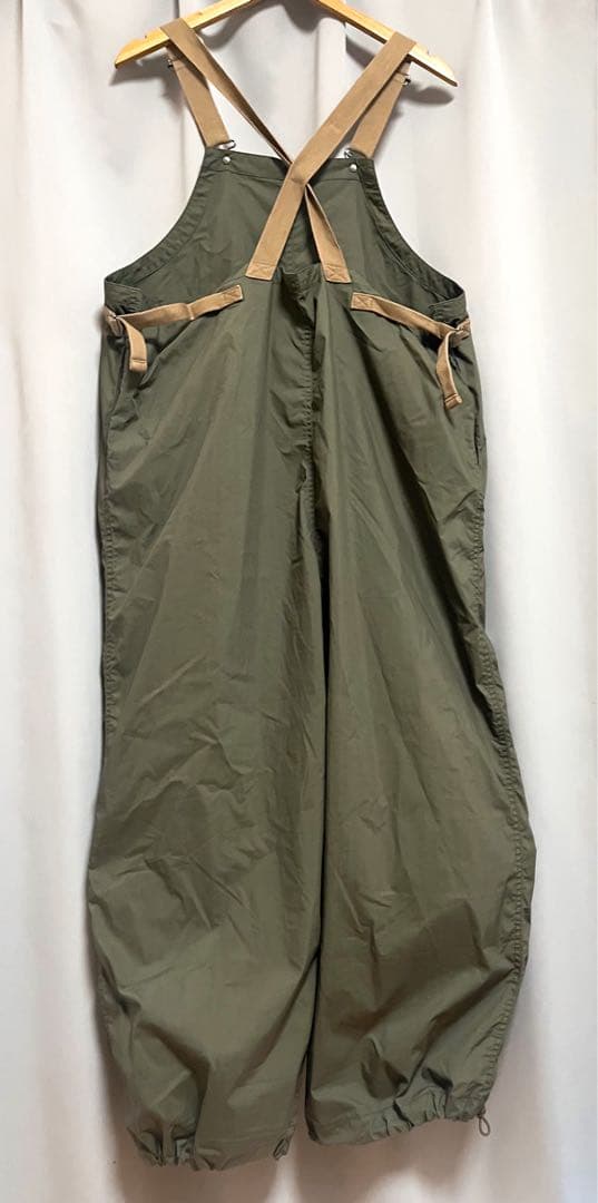 BEAMS BOY ソロテックスオーバーオール サロペット アーミー大きいサイズ