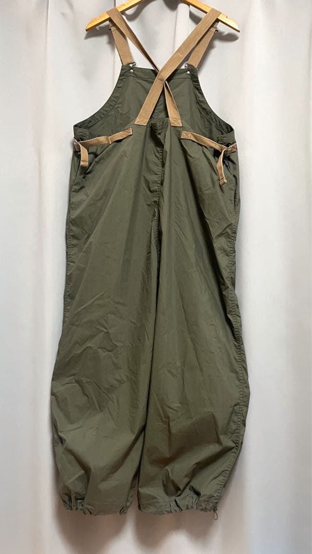 BEAMS BOY ソロテックスオーバーオール サロペット アーミー大きいサイズ