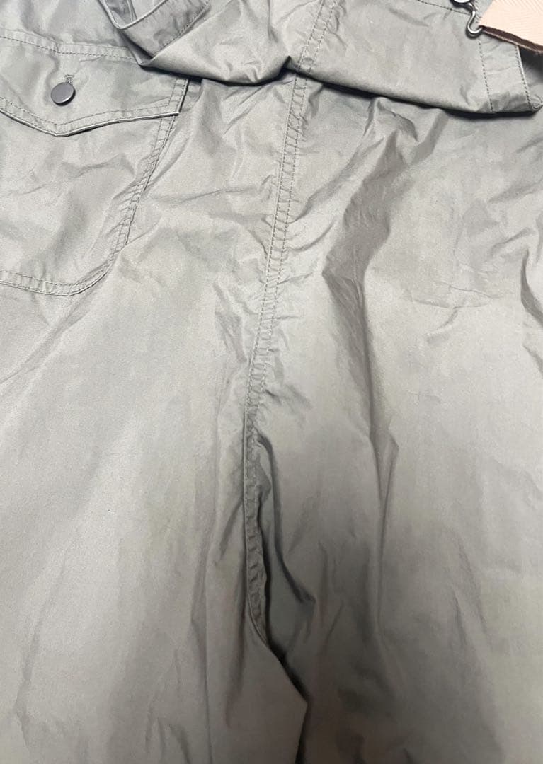 BEAMS BOY ソロテックスオーバーオール サロペット アーミー大きいサイズ