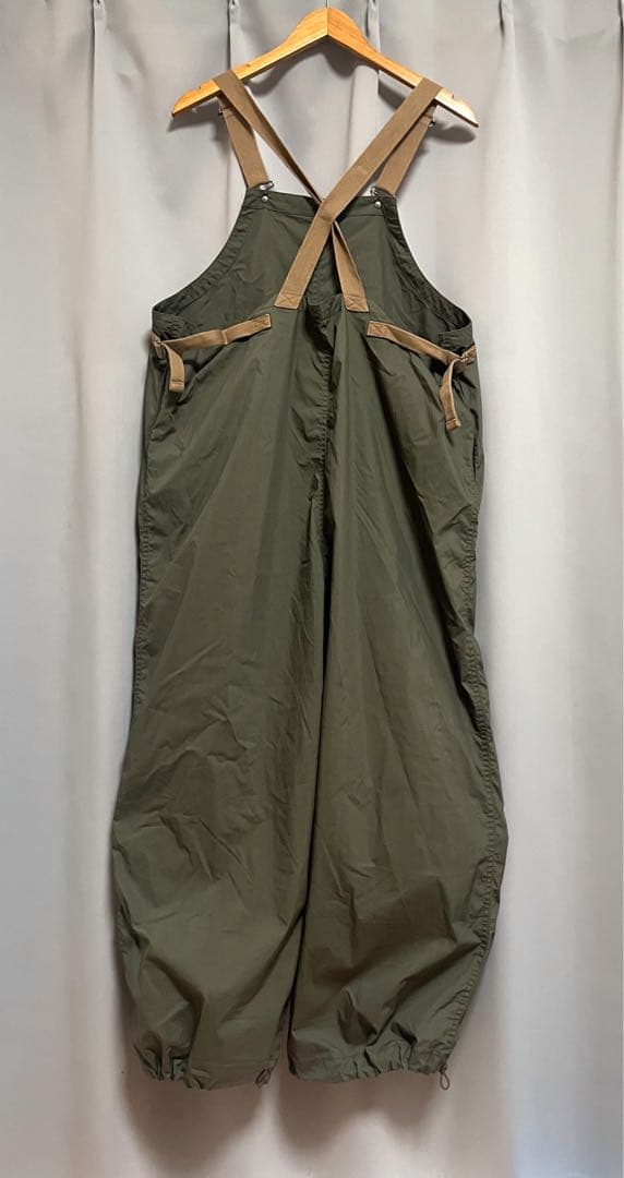 BEAMS BOY ソロテックスオーバーオール サロペット アーミー大きいサイズ