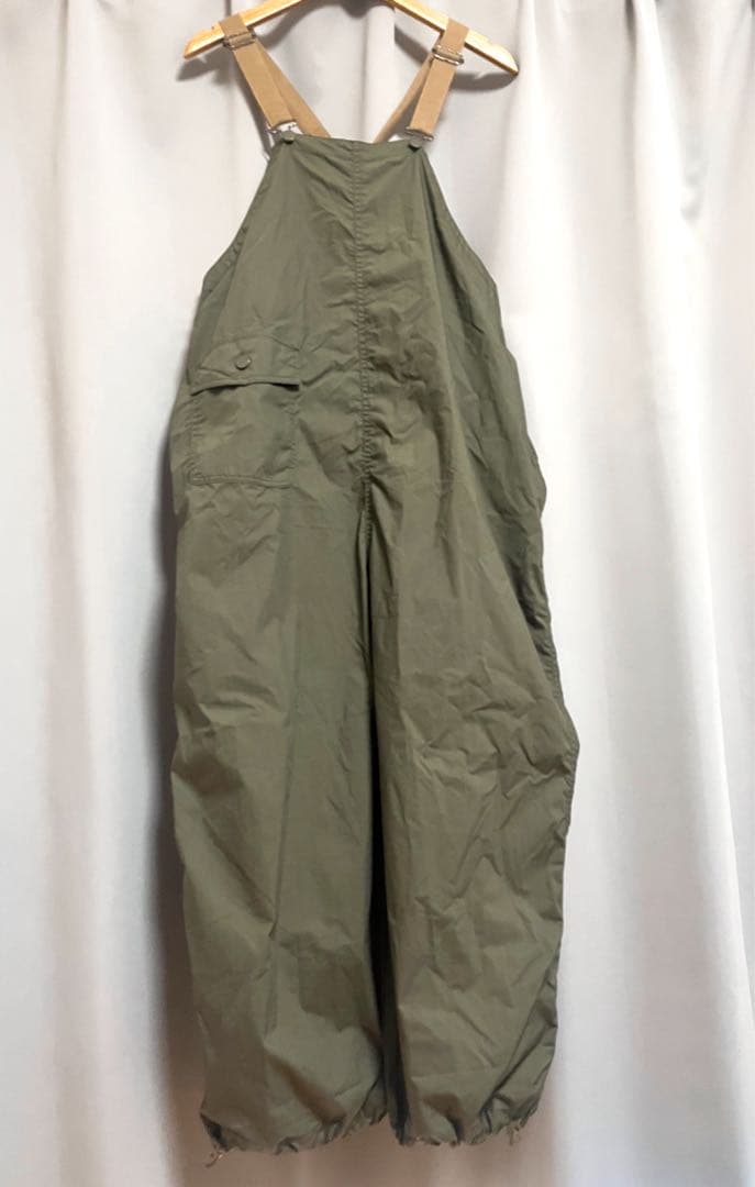 BEAMS BOY ソロテックスオーバーオール サロペット アーミー大きいサイズ