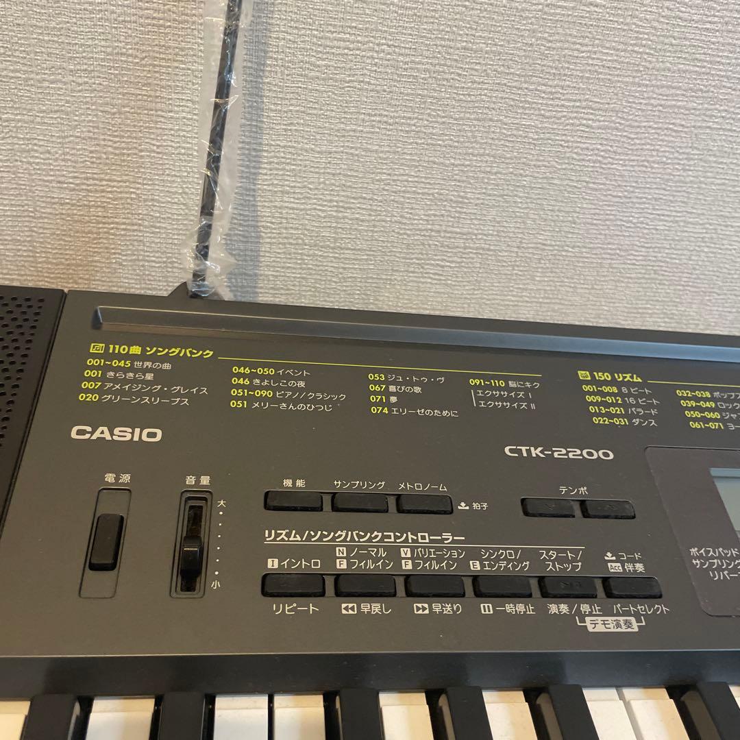【極美品】電子ピアノ　カシオ　 CASIO CTK-2200