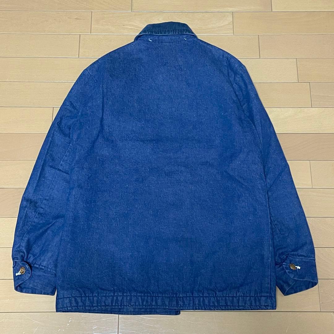 [34] 70s Wrangler バットダイ デニム カバーオール 濃紺