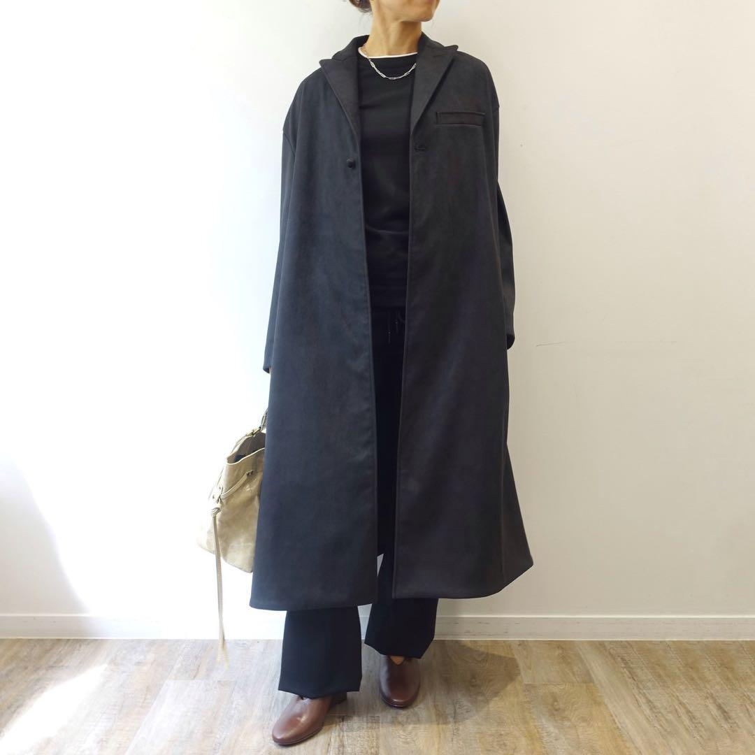 THE RERACS スエードボンディングコート ブラック 36