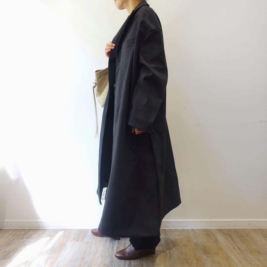 THE RERACS スエードボンディングコート ブラック 36