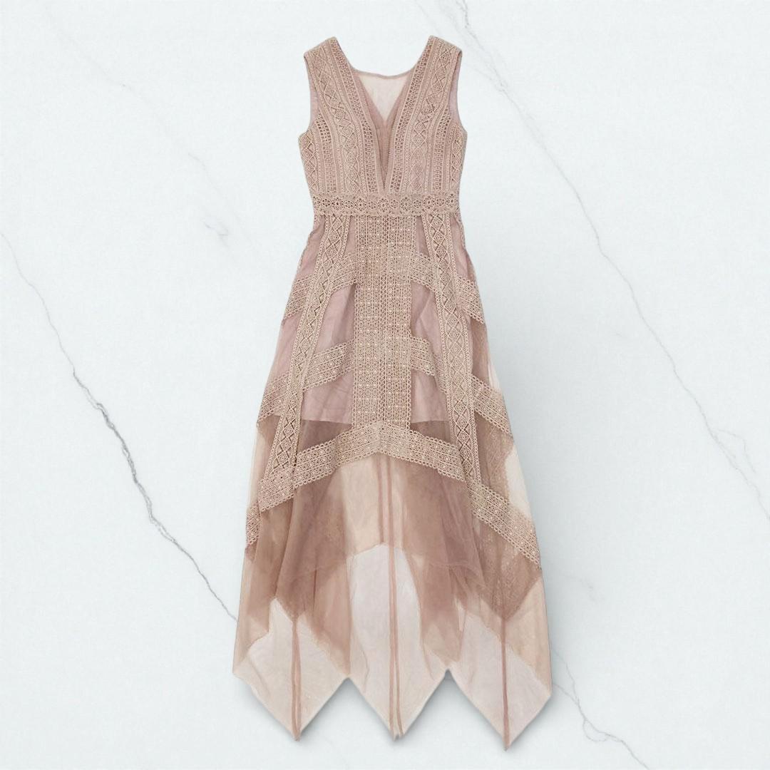 ERUKEI SETTAN エルケイセッタン アシンメトリー ロングドレス