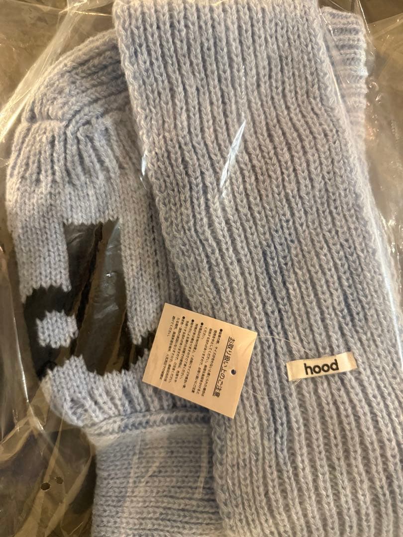 新品hood knit hood scarf