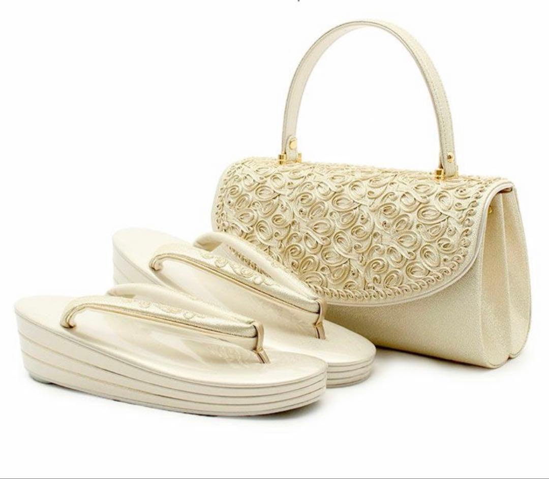 草履バッグセット 礼装用 ＜世美庵＞ 和装バッグ 和装小物　結婚式　披露宴