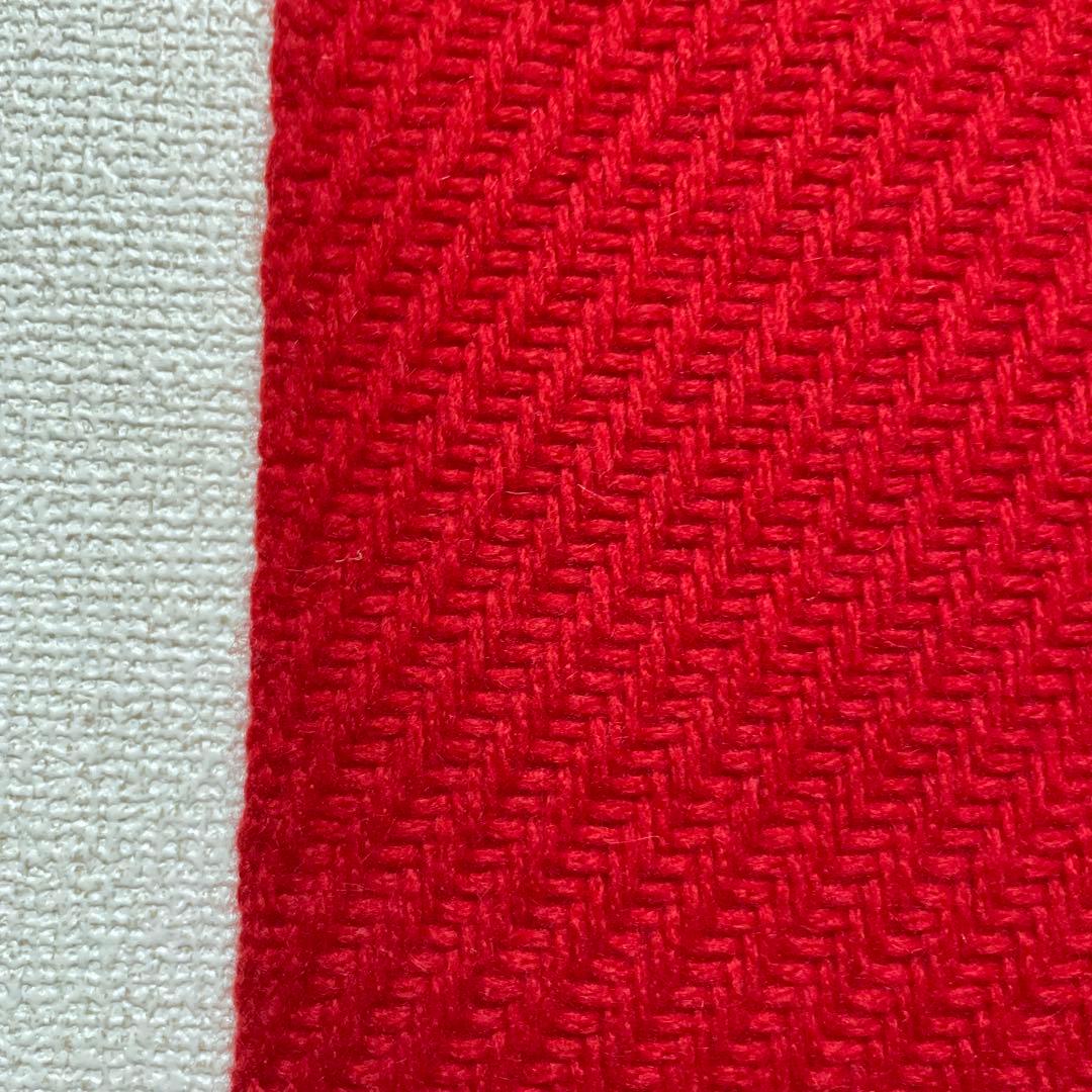 美品 バーバリー BURBERRY カシミヤ100% マフラー 赤