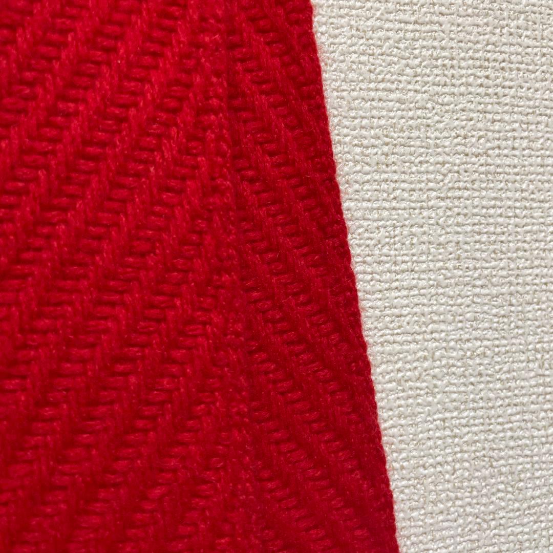 美品 バーバリー BURBERRY カシミヤ100% マフラー 赤