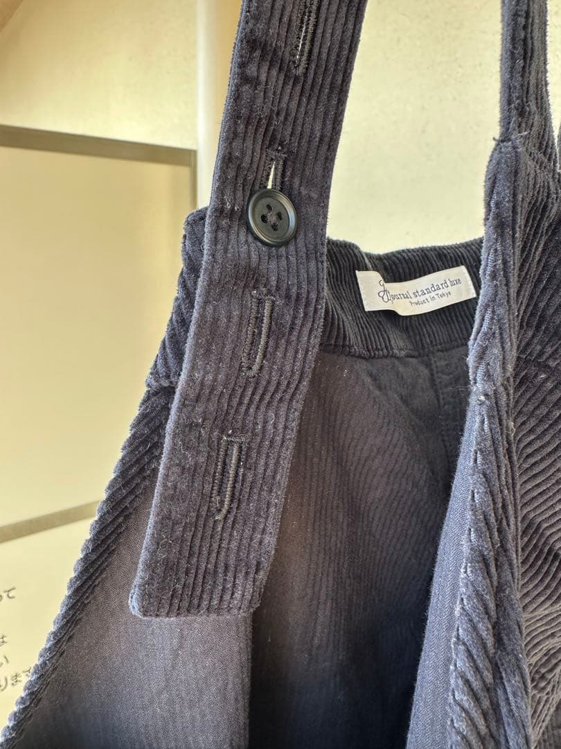 【journal standard Luxe】コーデュロイサロペット　黒