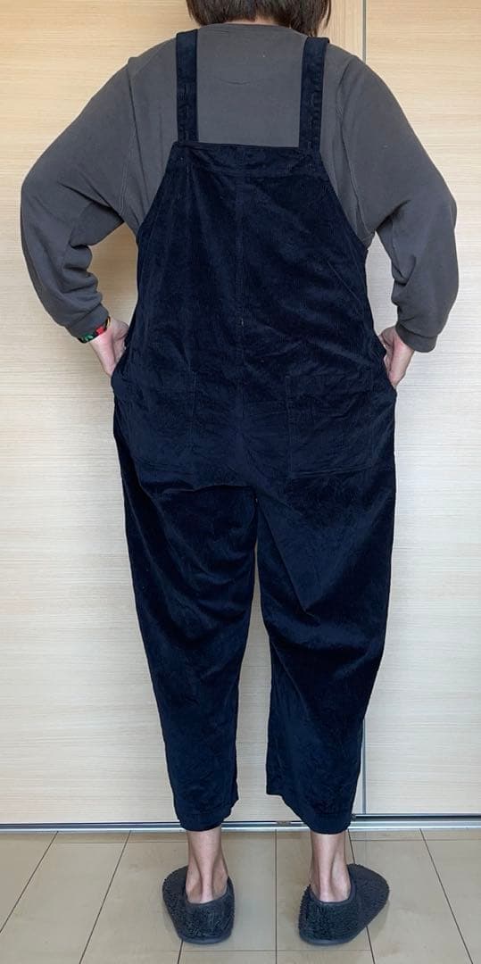 【journal standard Luxe】コーデュロイサロペット　黒