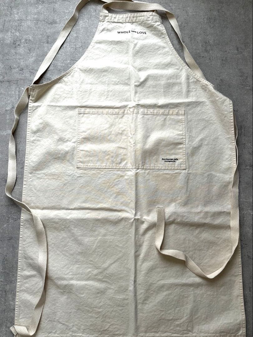 【ほぼ新品】ロンハーマン カフェ　ホールロッタラブ エプロン